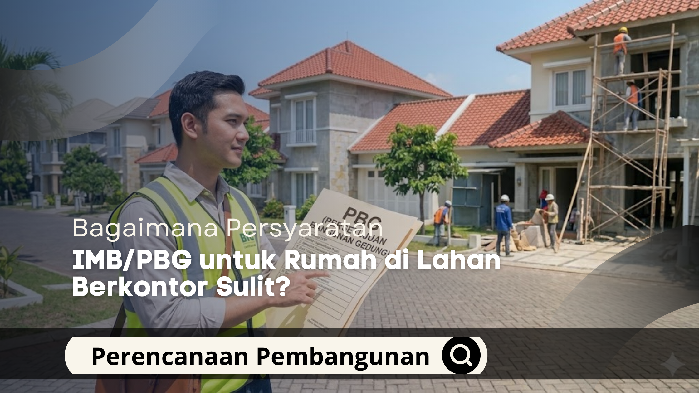 Bagaimana Persyaratan IMB/PBG untuk Rumah di Lahan Berkontor Sulit?
